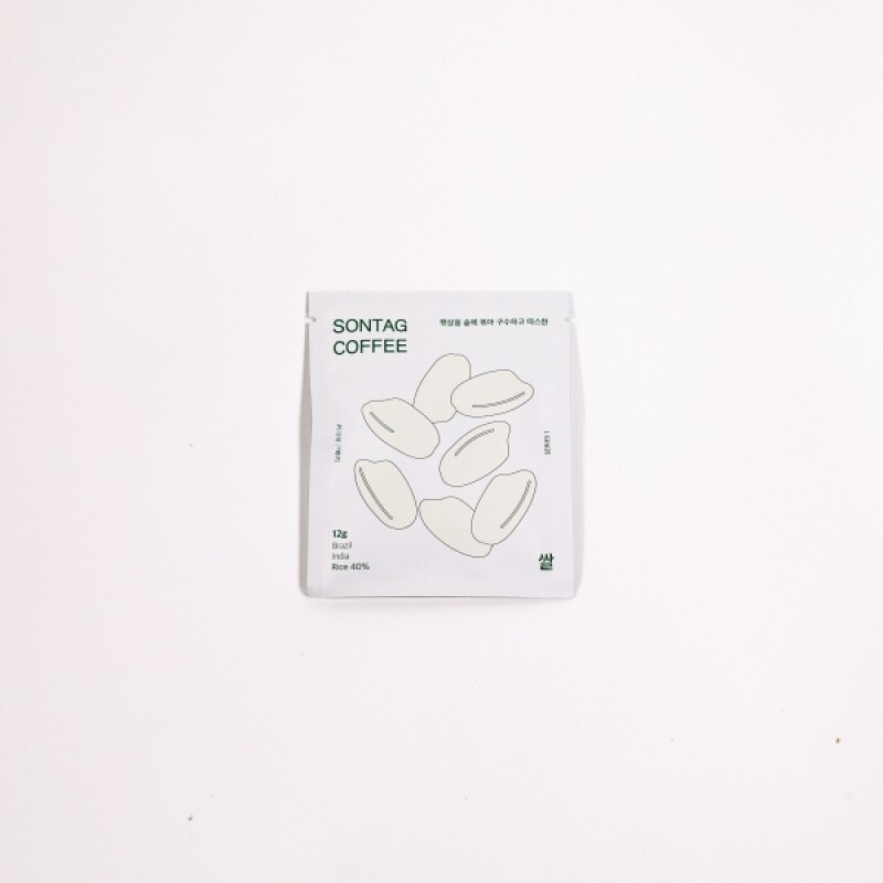 손탁커피,홍천 잣, 오미자, 쌀 로컬 드립백 선물세트 15개입